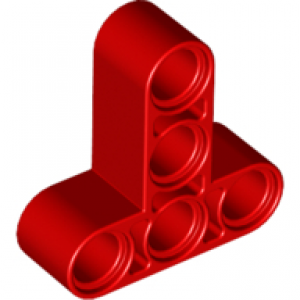 Technic hefbalk 3x3 t-vorm dik Red
